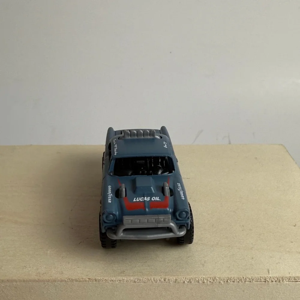 Hot Wheels Big Air Bel Air 1955 Chevy Hot Rod Custom Blue Diecast Toy Car